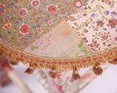 unique wooden stool decoupage, "Reika"