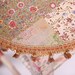 unique wooden stool decoupage, "Reika"