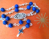 Lapis Lazuli Chaplet / Prayer beads for Joy