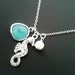 Sea horse Pendant, Charm,Necklace - Everyday Jewelry, Beach Wedding, Bridal, Tropical, Hawaiian, Beach Jewelry