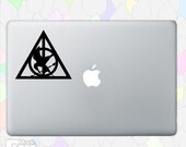 hunger games and  deathly hallows   - vinyl decal sticker  for macbook pro air 11'' 13'' 15'' 17''