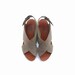 SALE 50% Grey crossed sandal