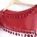 Cotton Scarf with Lace Women Accessory, Elegant, Shawl, Neckwarmer, Gift, 2012, Spring trends