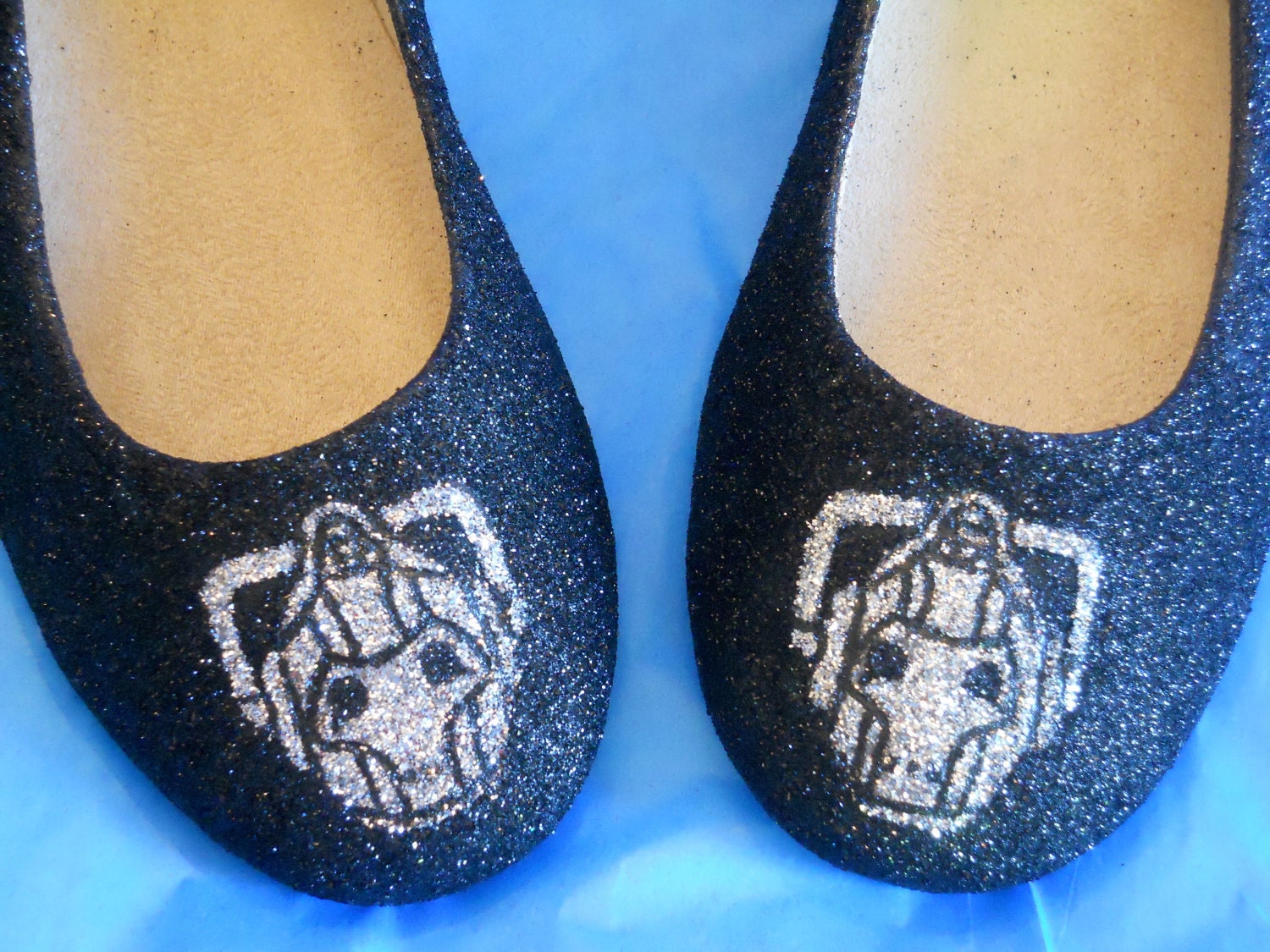 Doctor Who- Cybermen Glitter Shoes