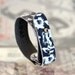 ON SALE: Printed Leather Bracelet - Leather Wrist Cuff