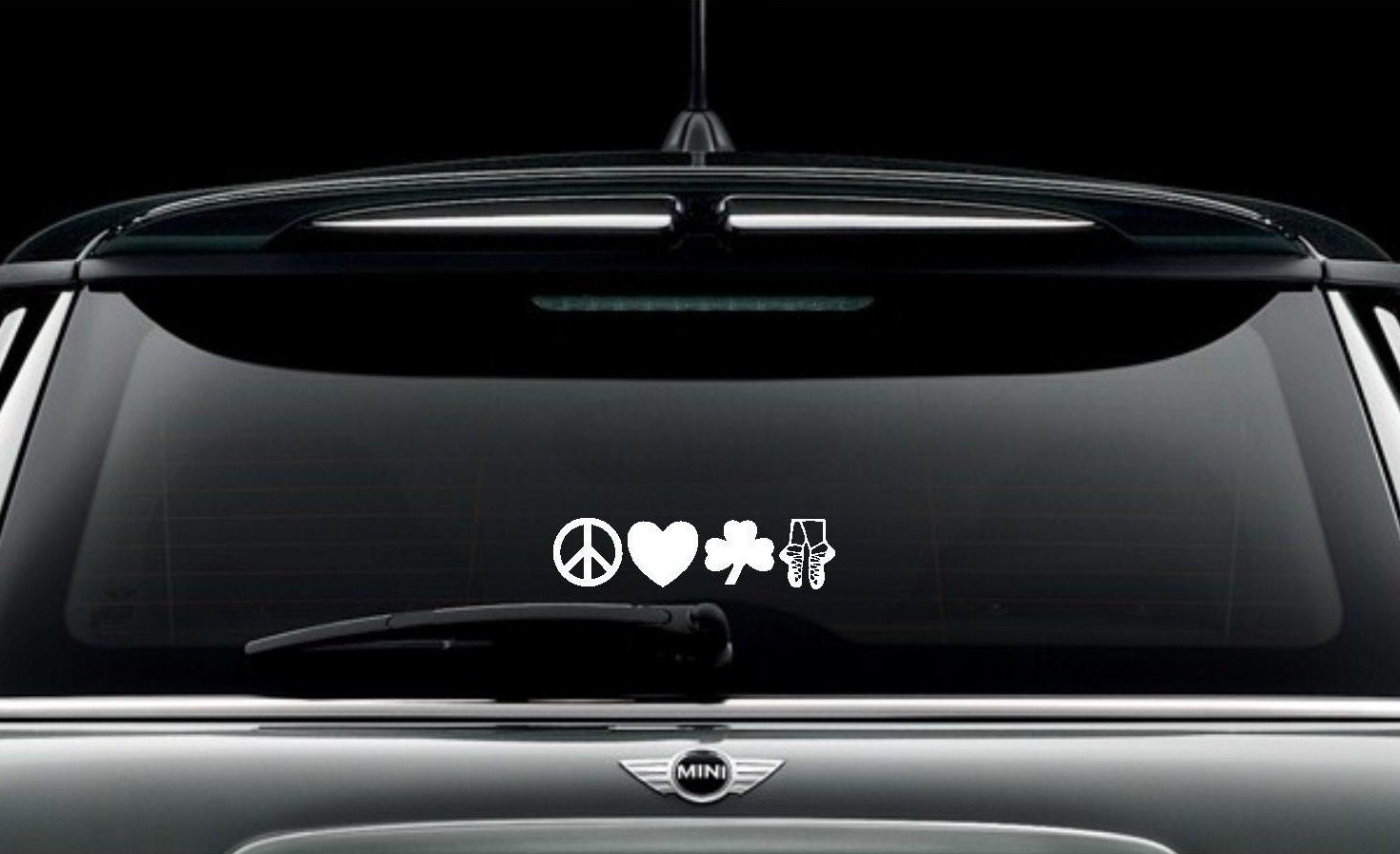 Irish Dance Decal- "Peace, Love, Irish, Dance" Decal / Sticker