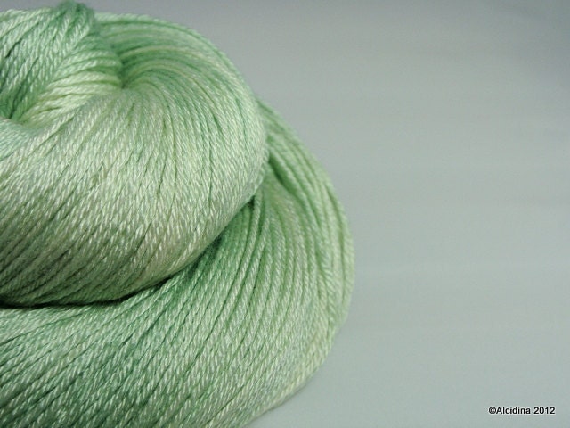 Handpainted sock yarn - Interstellar Sock "Saturn Ringside B" 50/50 Merino wool / Silk fingering weight