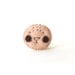 Pale pink plush cat brooch / Cute handmade animal brooches / Pink and brown / Christmas gifts for kids / Made to order