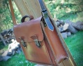 bag laptop leather antique schoolbag notebook