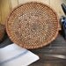 breadbasket straw sewn antique