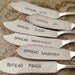 Spread Laughter  vintage silverware hand stamped cheese spreader, butter knife