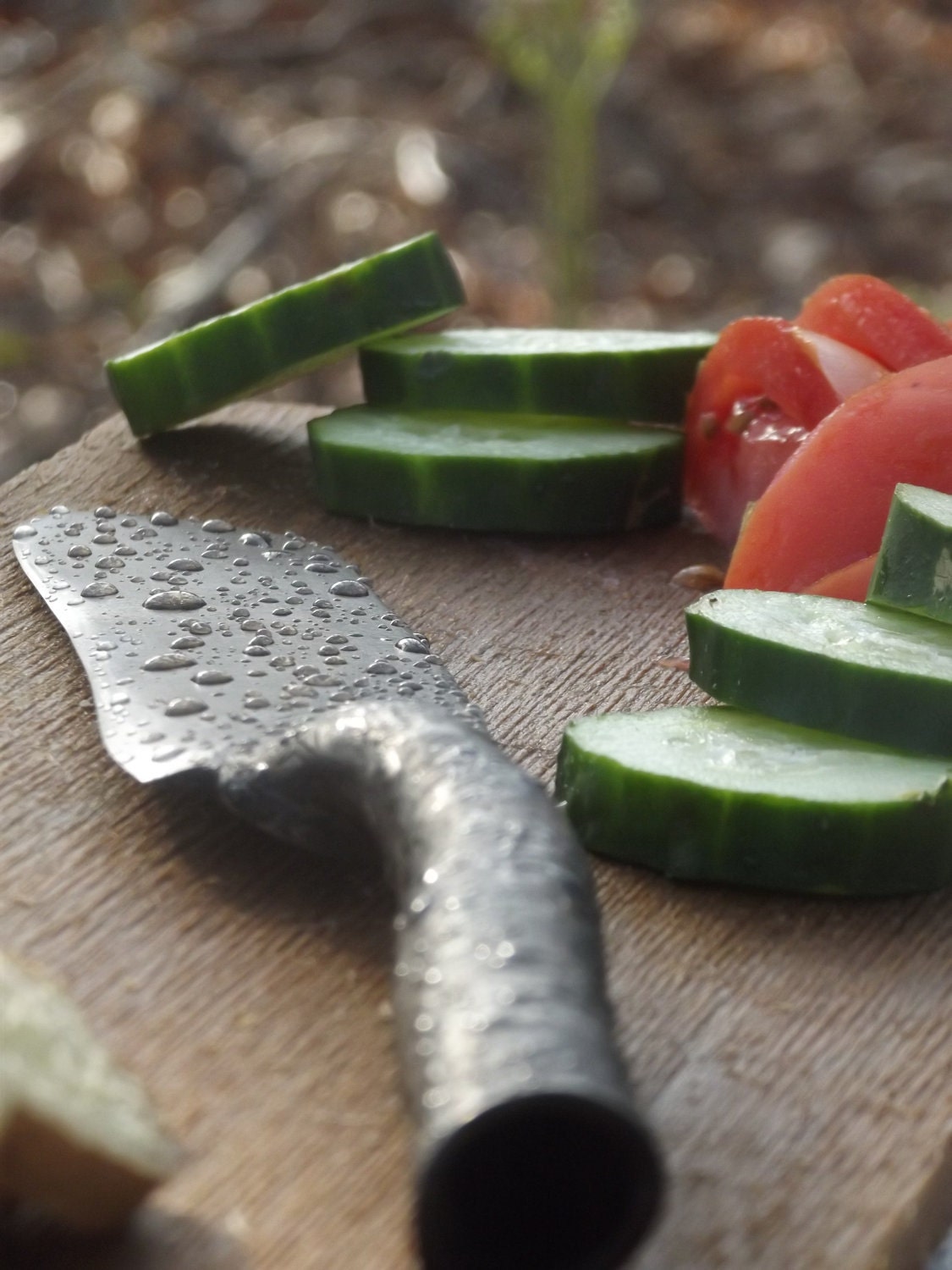 Hand Socket Handle Kitchen Knife by Valtamerii on Etsy