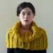 Infinity Cowl, Cowl Scarf, Cowl, Neckwarmer - The Large Clam in Citron