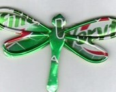 RECYCLED DRAGONFLY 3-D Magnet from Soda Pop Can