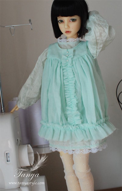 2 Layers Green Dress for MSD/Narae/Unoa - Last One