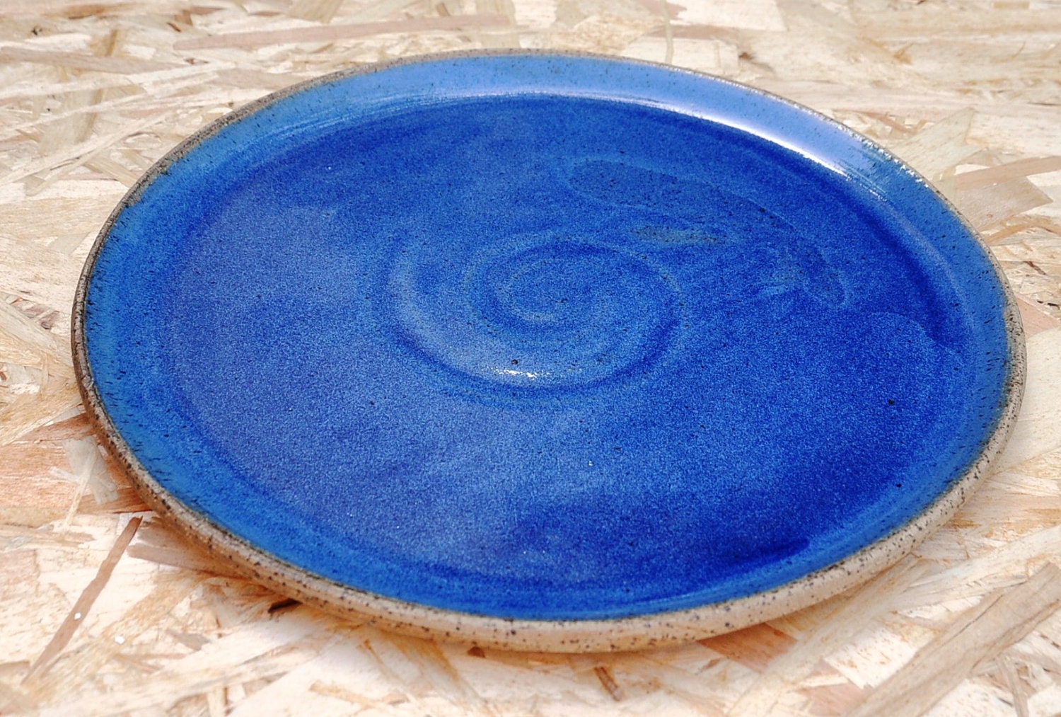 Dinner Plates Set - Up to 8 Plates - Deep-Sea Blue Handmade Ceramic