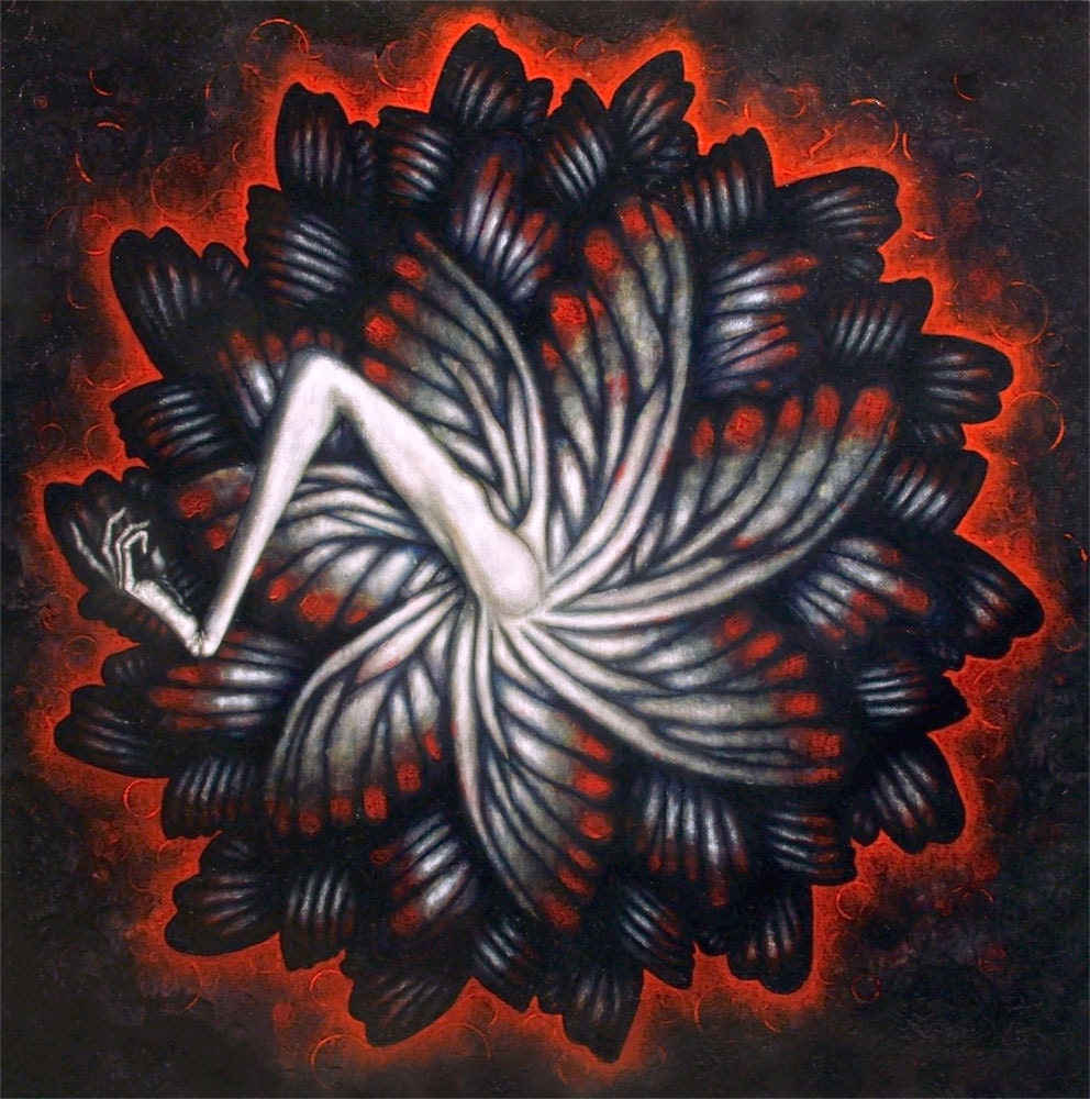Fine Art, ORIGINAL, Surreal, Oil Painting, Alchemy 36"x36" On Canvas
