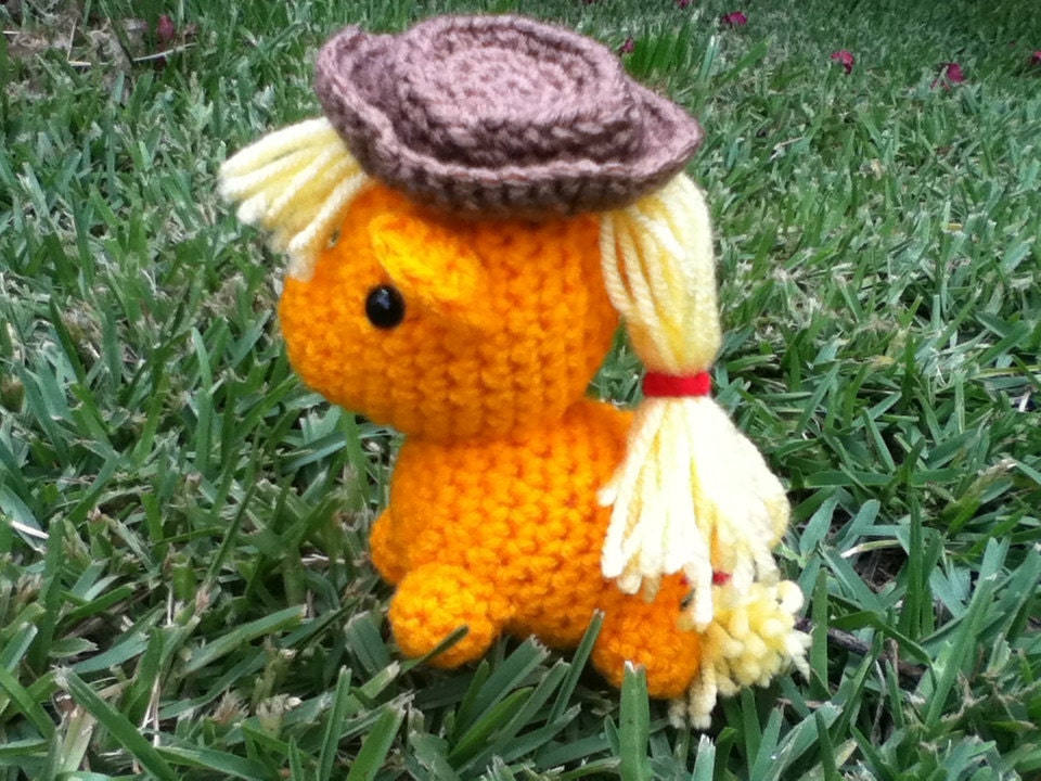 Applejack My Little Pony Crocheted Plush