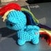 Rainbow Dash My Little Pony crocheted plush