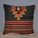 hand woven vintage kilim pillow cover - free shipment with UPS - 01116-36