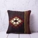 hand woven vintage kilim pillow cover - 15.75" x 15.75" - free shipment with UPS - 01376-36