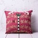 handmade vintage suzani pillow cover - 14.29" x 16.14" - FAST shipment with UPS -00796-48