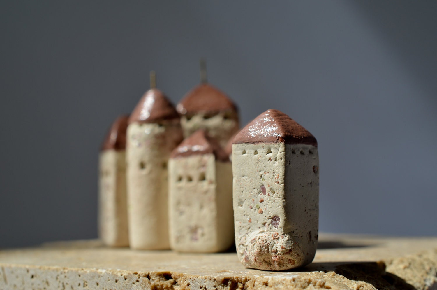 Château de Chillon (Chillon Castle) Switzerland Abstract Architectural Sculpture little clay house