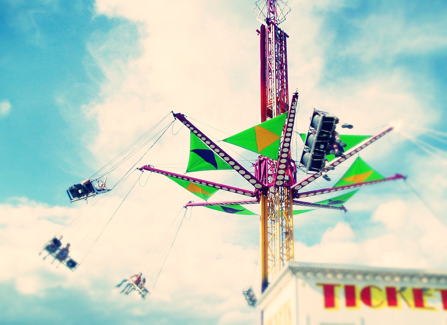 Carnival Surreal Photo 5x7 Signed Print County Fair Nursery Wall Art Home Decor