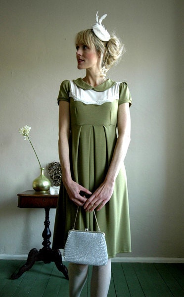 Elegant Dress "Florence" in lightgreen