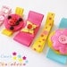 Hair Clips for Girls, Felt Flowers, Butterflies, Ladybugs and Bow Hair Clips- "Pretty Circus"