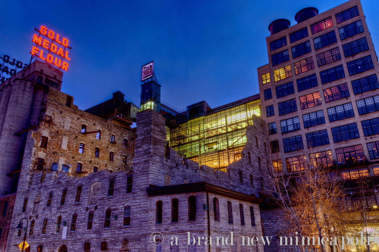 Mill City Museum - 11x14" Fine Art Print