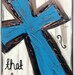 Be still & know that I am God Textured Cross Canvas