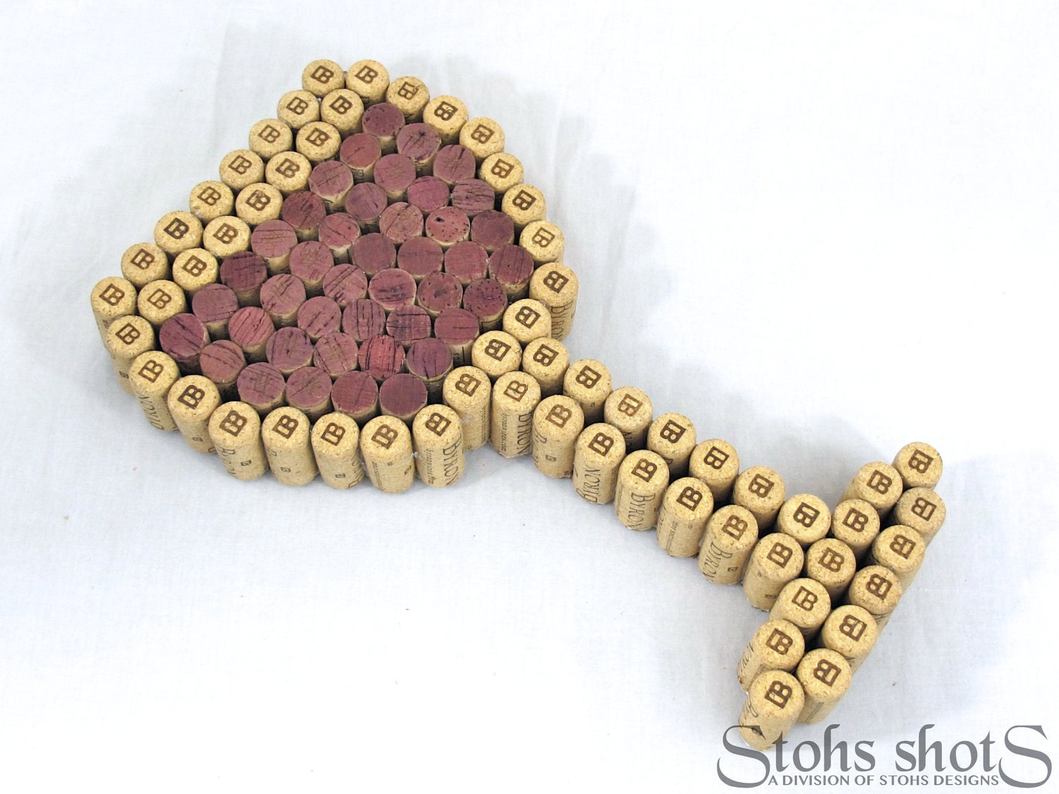 Wine Cork Wine Glass Art - White Wine Glass or Red Wine Glass Styles Made-to-Order