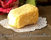 Refreshly Sweet Handmade Gourmet Lemon Cream Marshmallow (HAITI DONATION)