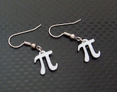 Pi Math Earrings for mathematicians, scientists, and engineers
