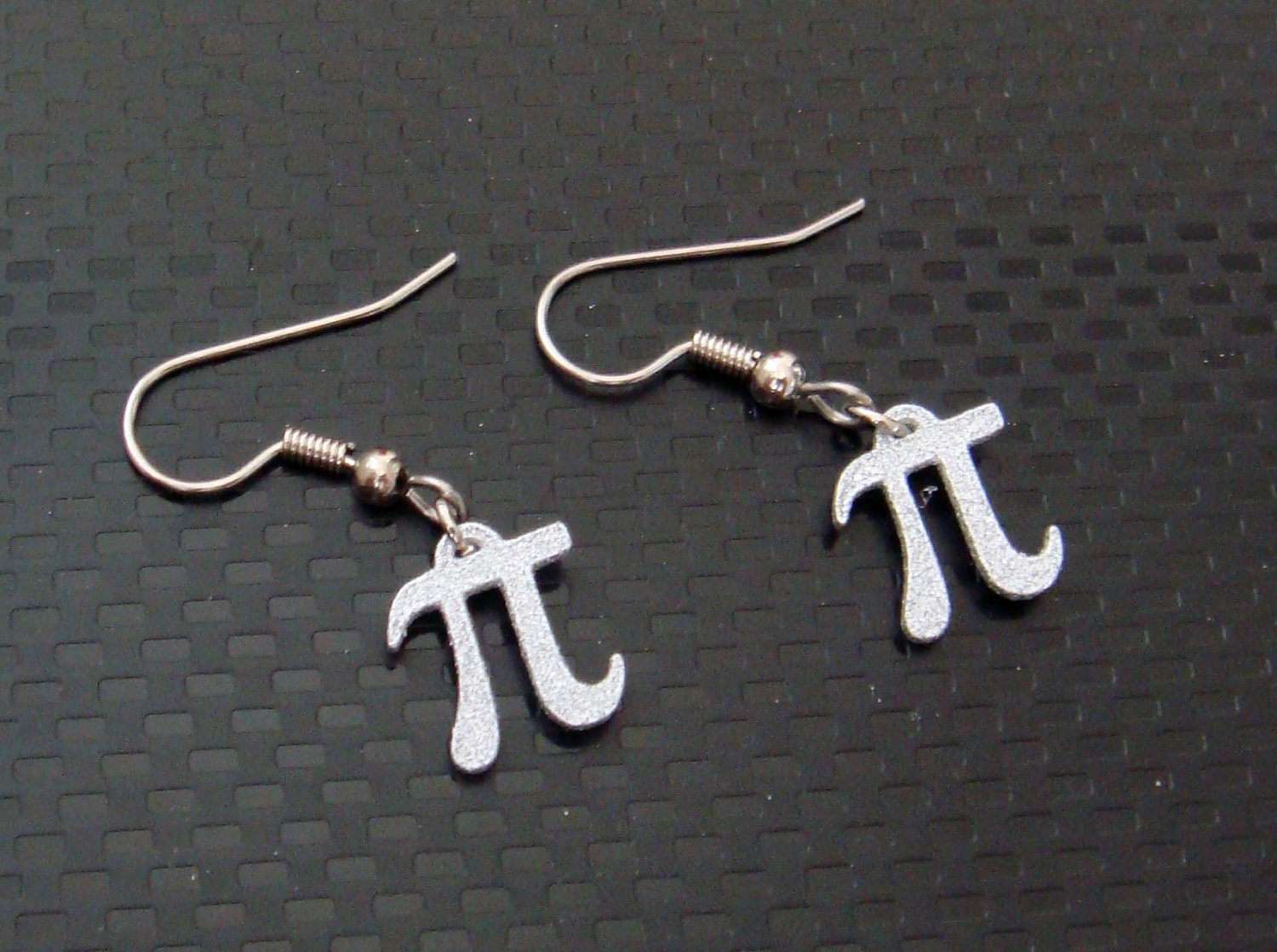 Pi Math Earrings for mathematicians, scientists, and engineers
