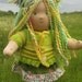 Waldorf doll called Elfie , 12" tall soft cloth doll