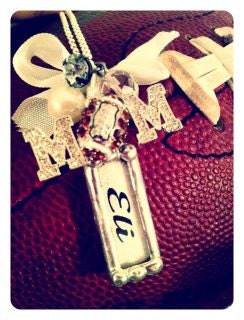Football Mom Custom name Stick