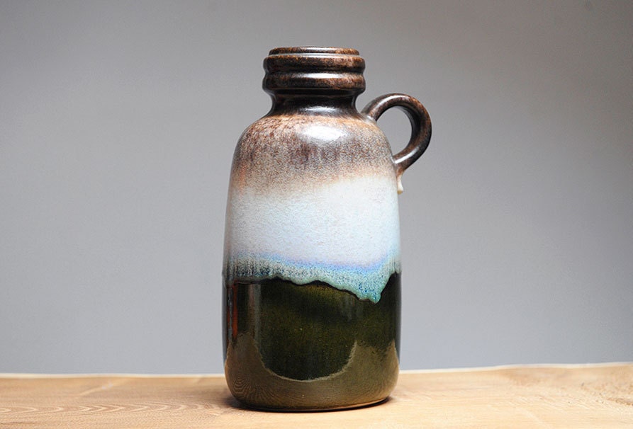 West German handled vase by Scheurich (413-26)