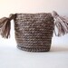 Organic Baby Hat, Crochet Jester Hat with Tassels, Mushroom Grey Wool, Preemie or Newborn, Woodsy Photo Prop, OOAK