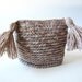 Organic Baby Hat, Crochet Jester Hat with Tassels, Mushroom Grey Wool, Preemie or Newborn, Woodsy Photo Prop, OOAK