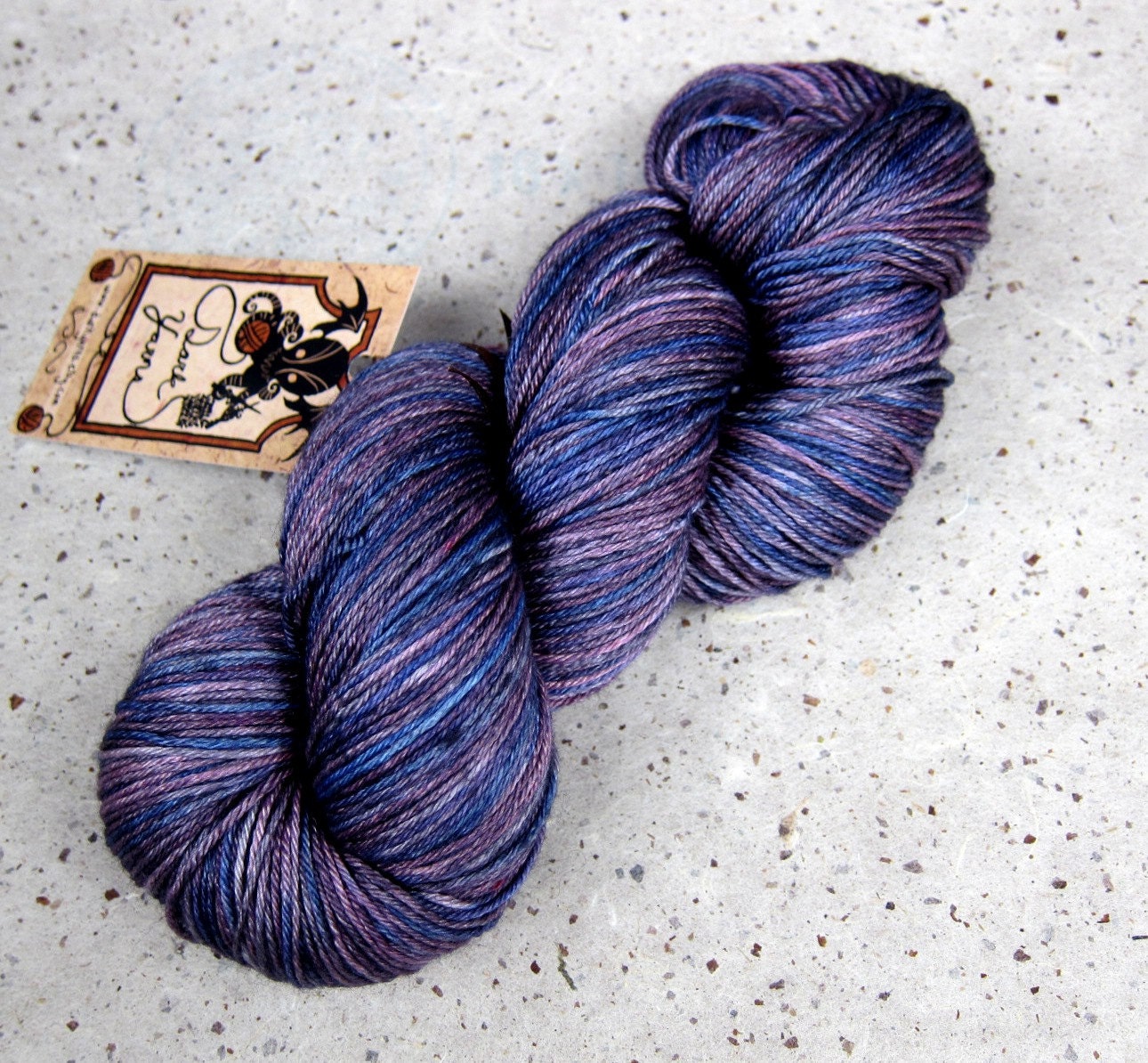 Ligeia (Light), merino/silk fingering weight yarn