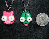 Gir and Piggy Friendship Necklaces