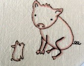 PIGGINS and Friend - Hand Embroidery Pattern PDF