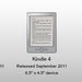 Personalized Monogrammed Cover for Kindle, Nook, Kobo, Sony Reader