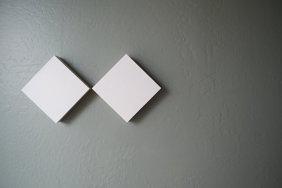 Set of 5, blank 6 x 6 inch artist panels