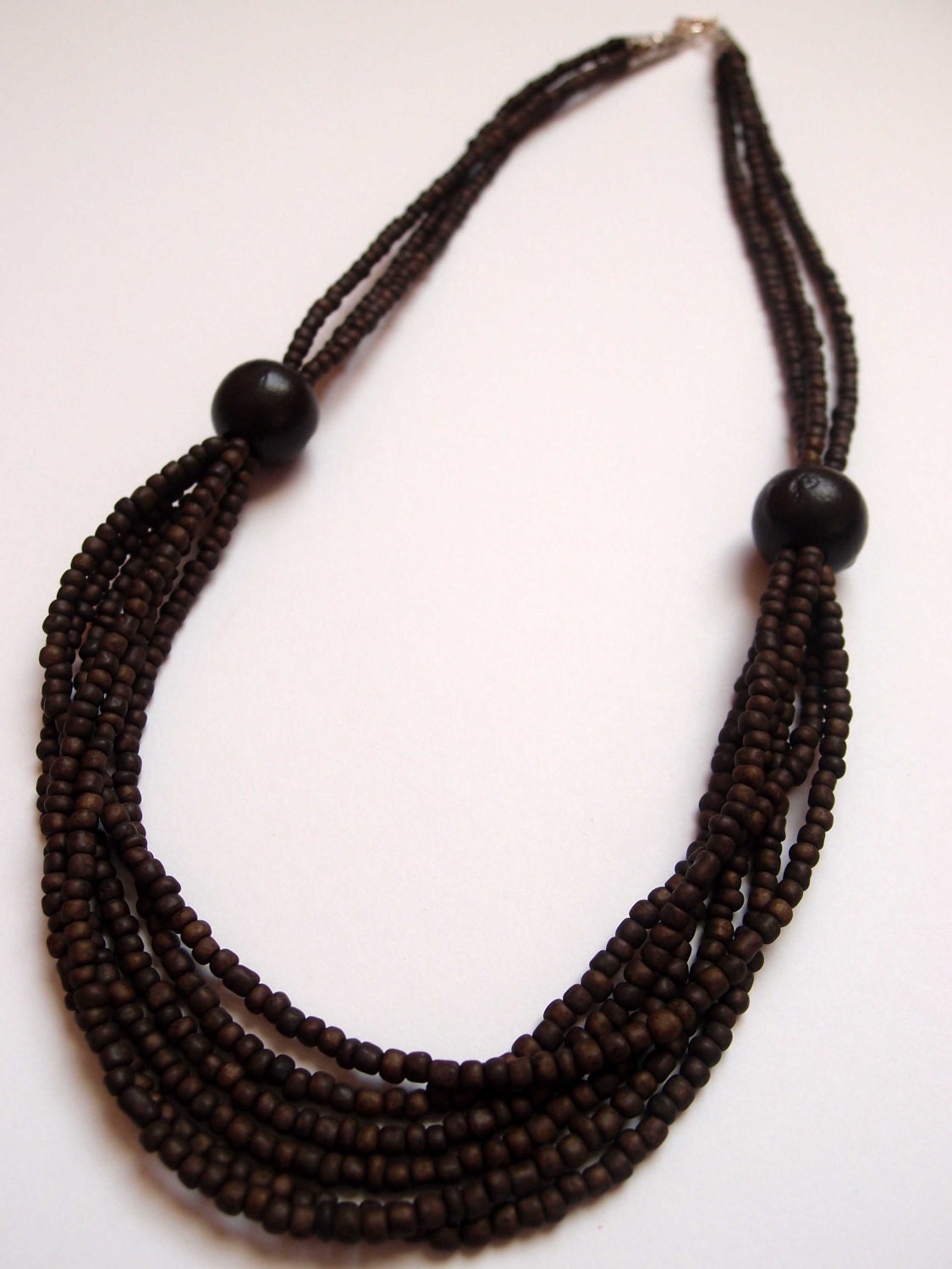 Wooden Seed bead Necklace