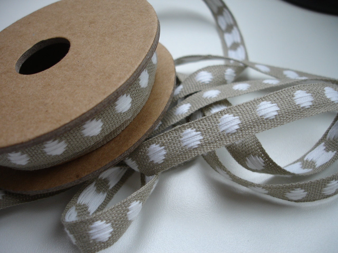 Natural Linen Sewing Tape / Ribbon / Trim / by linensbysabine