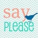 set of 4 8x10 nursery prints- Chevron Manners