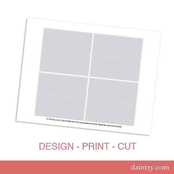 Instant Download: Candy Treat Favor Bag Topper Template Printable  - DIY Make Your Own Party Gift Bag Chocolate Topper Design Template